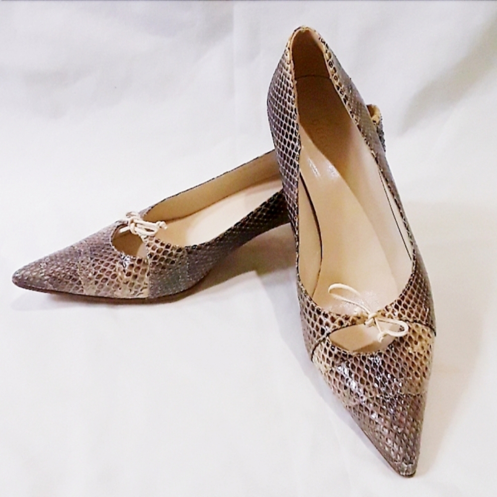 Gucci Python Kitten Heel